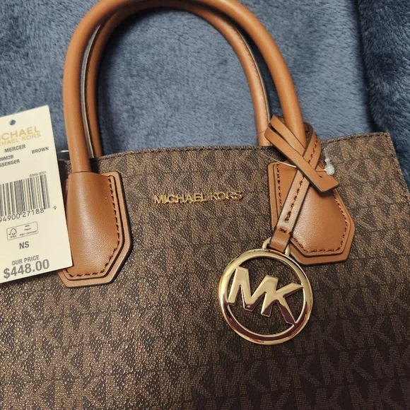 MICHAEL KORS, Mercer Messenger Purse, NEW - Picture 3 of 16